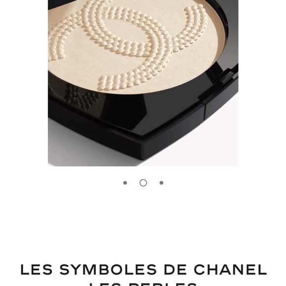 Les Symboles De Chanel Les Perles Oversized Illuminating Powder Pearly White LE - Picture 3 of 15